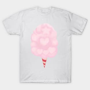 Cotton Candy, Hearts and Star T-Shirt